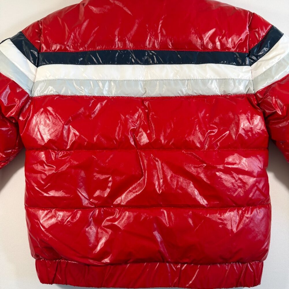 Kids LEVIS Red Hooded Puffer Jacket 6-7 - Picture 13 of 16